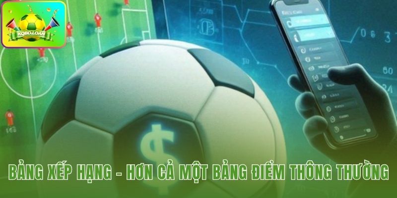 Bảng xếp hạng hé lộ câu chuyện tham vọng và áp lực của đội bóng
