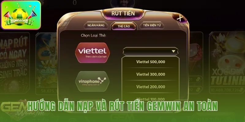 Quy trình giao dịch Gemwin an toàn và nhanh gọn